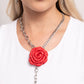 ROSE and Cons - Red Necklace