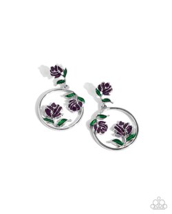 ROSE to You - Purple Earring
