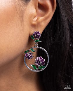 ROSE to You - Purple Earring
