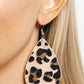 Ra, Ra, Roar - Brown Earring