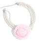 Radiant Rosette -  Pink Necklace