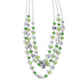 Radiantly Rich - Green Necklace