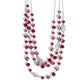 Radiantly Rich - Red Necklace