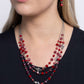 Radiantly Rich - Red Necklace