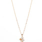 Rainbow Bloom - Gold Lanyard