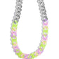 Rainbow Ragtime - Green Necklace