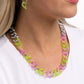 Rainbow Ragtime - Green Necklace