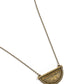Raise Your Banner - Brass Necklace