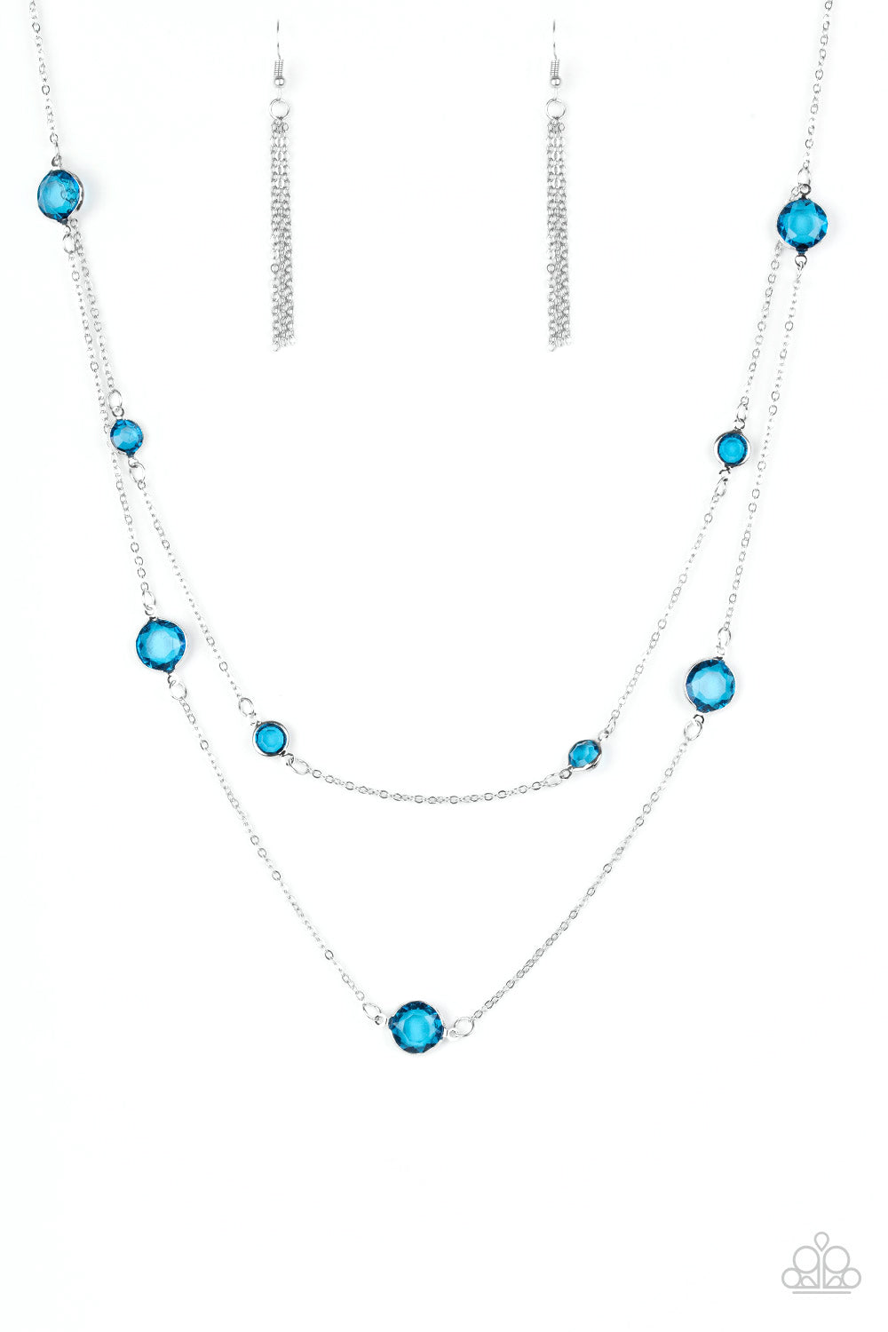 Raise Your Glass - Blue Necklace