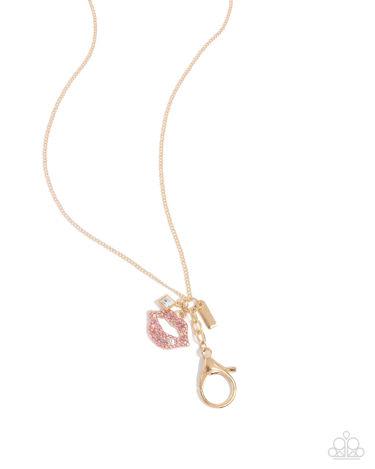Read My Lips! - Pink Necklace