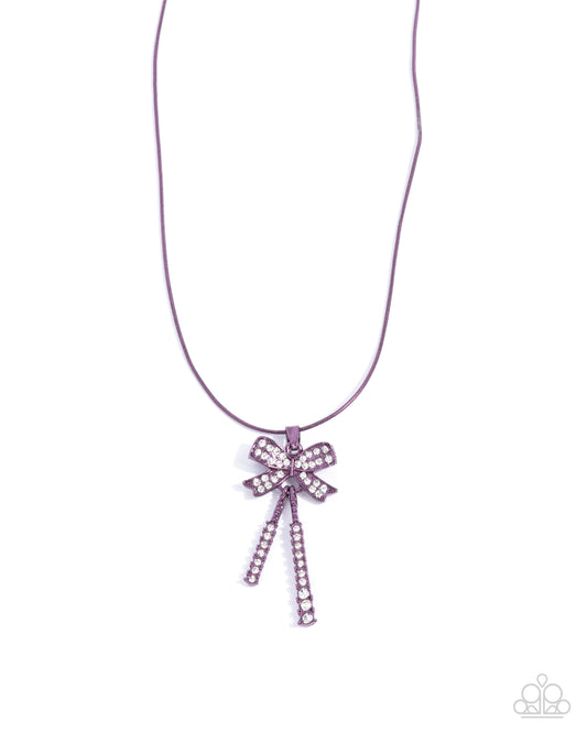 Ready Radiance - Purple Necklace