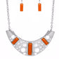 Real Zeal - Orange Necklace