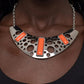 Real Zeal - Orange Necklace