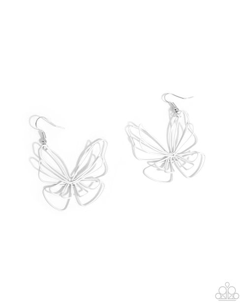 Rebirthed Radiance - White Earring