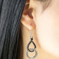 Red Carpet Couture - Black Earring
