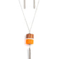 Reel It In - Orange Necklace