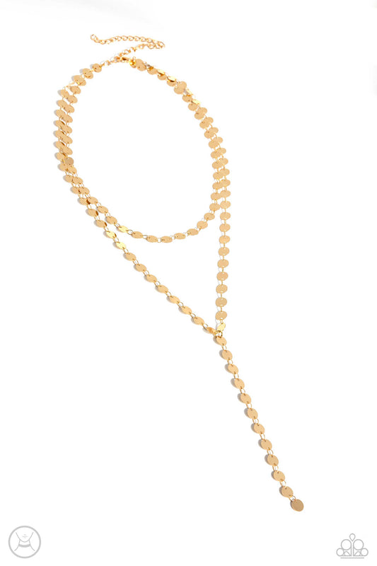 Reeling in Radiance - Gold Necklace