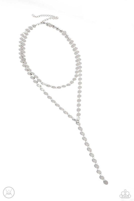 Reeling in Radiance - Silver Necklace