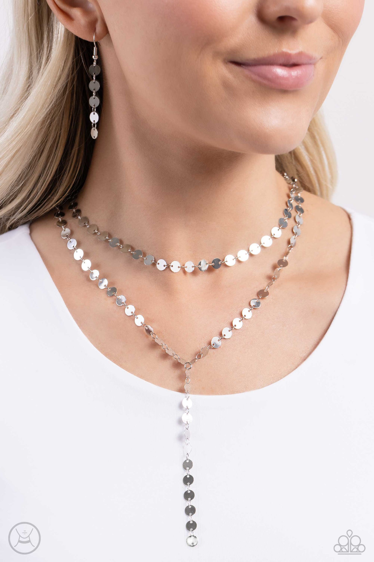 Reeling in Radiance - Silver Necklace