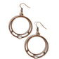 Refined Rotation - Copper Earring