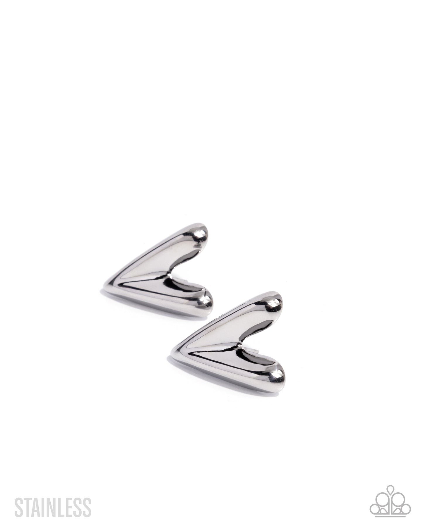 Reflective Romance - Silver Earring