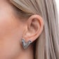 Reflective Romance - Silver Earring