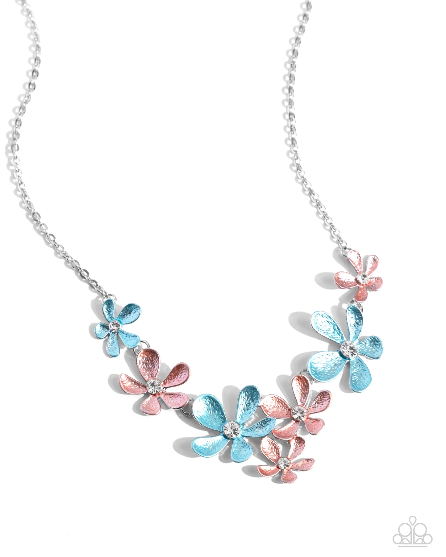 Reflective Rundown - Blue Necklace