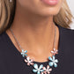 Reflective Rundown - Blue Necklace