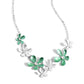 Reflective Rundown - Green Necklace