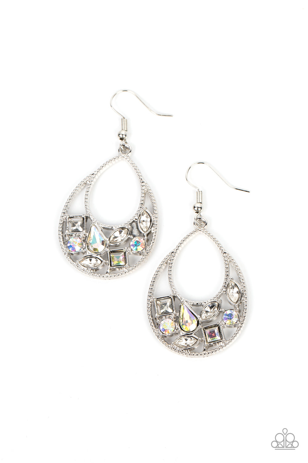 Regal Recreation - White Earring
