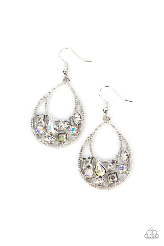 Regal Recreation - White Earring