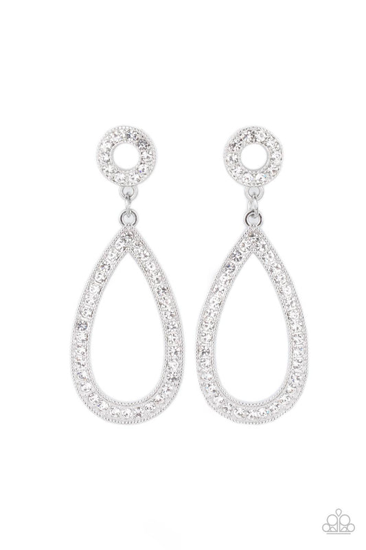 Regal Revival - White Earring