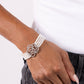 Regal Rose - White Bracelet