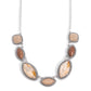 Regally Roped - Brown Necklace