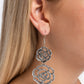 Reminiscent Rosette - Silver Earring