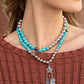Restful Radiance - Blue Necklace