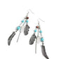 Restful Runway - Blue Earring