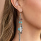 Restful Runway - Blue Earring