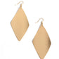 Retro Rally - Gold Earring