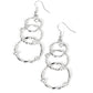 Revolving Radiance - White Earring