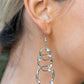 Revolving Radiance - White Earring