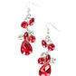 Rhinestone Reveler - Red Earring