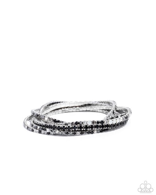 Rhinestone Review-  Black Bracelet