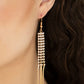 Rhinestone Romance - Gold Earring