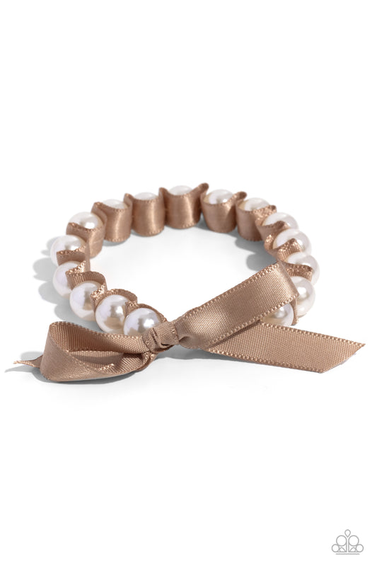 Ribbon Rarity - Brown Bracelet