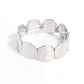 Rippling Record - Silver Bracelet