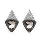 Risky Razzle - Silver Earring