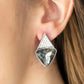 Risky Razzle - Silver Earring