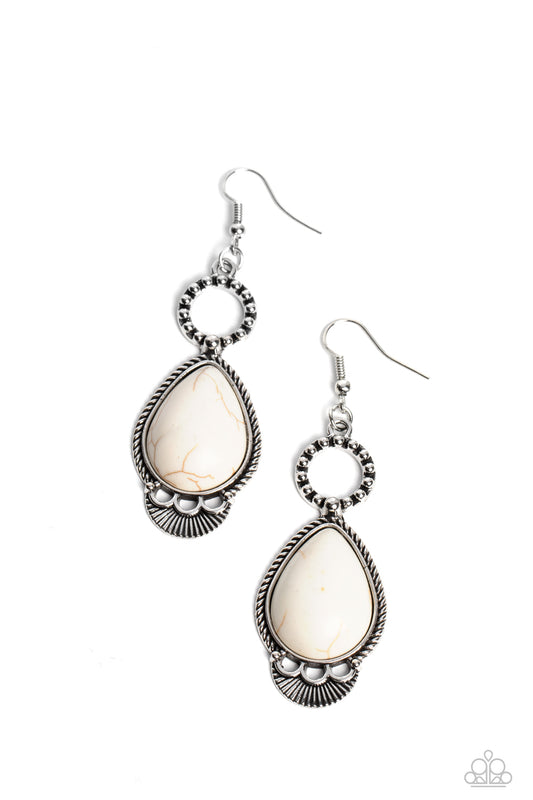 River Cruzin’ - White Earring