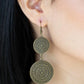 Road Trip Paradise - Brass Earring